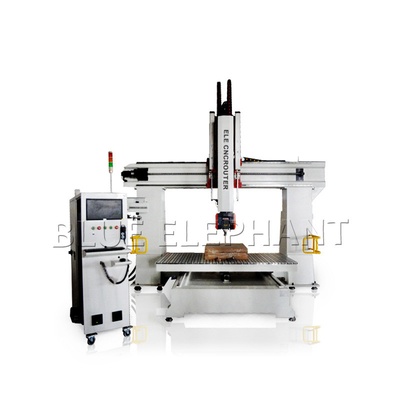 Garment Shops 5 Axis CNC Router With 5 Axis Wood Gasoline Chainsaw Cutter Wood Cnc Router For Sale
